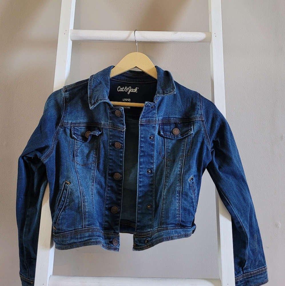 Cat and jack jean jacket